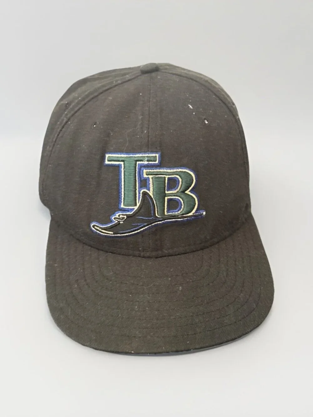 Vintage Tampa Bay Devil Rays New Era Strapback Cap Hat OSFA MLB Made In USA